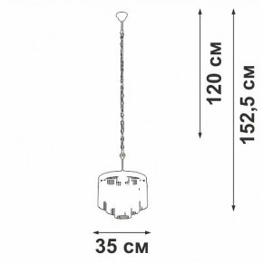 Подвесная люстра Vitaluce V53570 V53570-8/7 в Озерске - ozersk.mebel24.online | фото 4