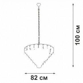 Подвесная люстра Vitaluce V58340 V58340-8/25 в Озерске - ozersk.mebel24.online | фото 3
