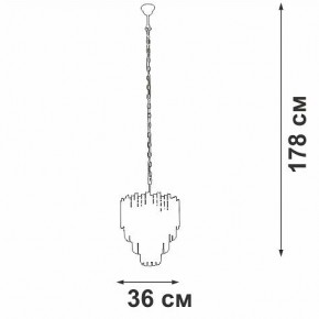 Подвесная люстра Vitaluce V58470 V58470-8/5 в Озерске - ozersk.mebel24.online | фото 4