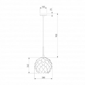 Подвесной светильник Eurosvet Cedro 304/1 в Озерске - ozersk.mebel24.online | фото 4