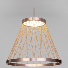 Подвесной светильник Eurosvet Cesta 40016/1 LED коричневый в Озерске - ozersk.mebel24.online | фото