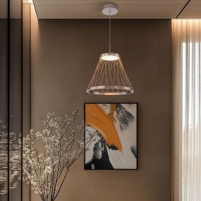 Подвесной светильник Eurosvet Cesta 40016/1 LED коричневый в Озерске - ozersk.mebel24.online | фото 4