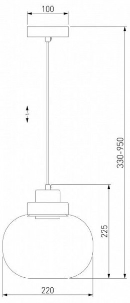 Подвесной светильник Eurosvet Jeffry 50241/1 LED дымчатый в Озерске - ozersk.mebel24.online | фото 3