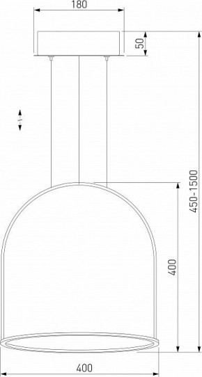 Подвесной светильник Eurosvet Over 90322/1 белый в Озерске - ozersk.mebel24.online | фото 3
