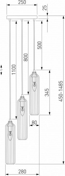 Подвесной светильник Eurosvet Siesta 50252/3 хром в Озерске - ozersk.mebel24.online | фото 5