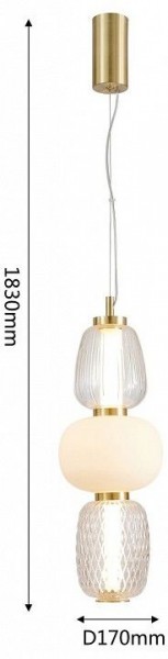 Подвесной светильник Favourite Bella 4057-1P в Озерске - ozersk.mebel24.online | фото 4