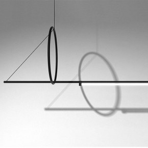 Подвесной светильник Imperiumloft Suspension Cercle Et Trait – Graphite Satine 40.1282-0 в Озерске - ozersk.mebel24.online | фото 3