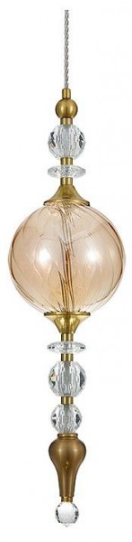 Подвесной светильник Indigo Sorpresa 11056/1P Amber в Озерске - ozersk.mebel24.online | фото 1