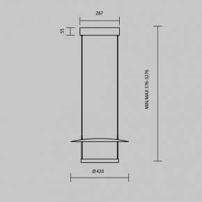 Подвесной светильник Maytoni Ambience MOD280PL-L23B3K1 в Озерске - ozersk.mebel24.online | фото 4