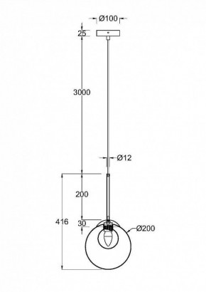 Подвесной светильник Maytoni Basic form MOD521PL-01G3 в Озерске - ozersk.mebel24.online | фото 5