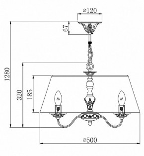 Подвесной светильник Maytoni Bouquet ARM023-PL-03-S в Озерске - ozersk.mebel24.online | фото 4
