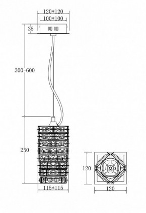 Подвесной светильник Maytoni Coil MOD124PL-L3CH3K в Озерске - ozersk.mebel24.online | фото