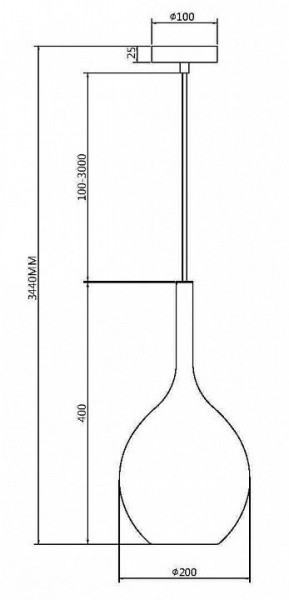 Подвесной светильник Maytoni Duality MOD271PL-01B1 в Озерске - ozersk.mebel24.online | фото 4