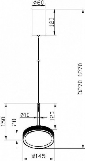 Подвесной светильник Maytoni Halo MOD041PL-L15TR3K в Озерске - ozersk.mebel24.online | фото 5