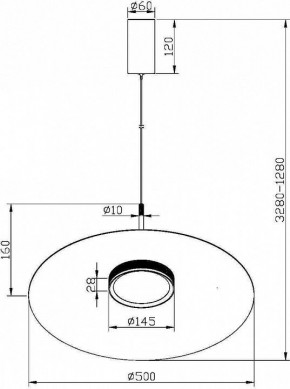 Подвесной светильник Maytoni Halo MOD041PL-L15W3K1 в Озерске - ozersk.mebel24.online | фото 4