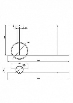 Подвесной светильник Maytoni Halo MOD247PL-L49BK в Озерске - ozersk.mebel24.online | фото 2