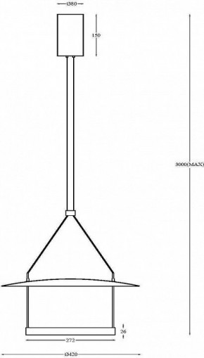 Подвесной светильник Maytoni Halo MOD280PL-L23B3K в Озерске - ozersk.mebel24.online | фото 4