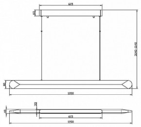 Подвесной светильник Maytoni Motion MOD276PL-L40W3K в Озерске - ozersk.mebel24.online | фото 4