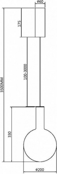 Подвесной светильник Maytoni Nebula MOD182PL-L4B3K в Озерске - ozersk.mebel24.online | фото 4
