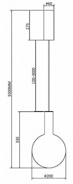 Подвесной светильник Maytoni Nebula MOD182PL-L4CG3K в Озерске - ozersk.mebel24.online | фото 4