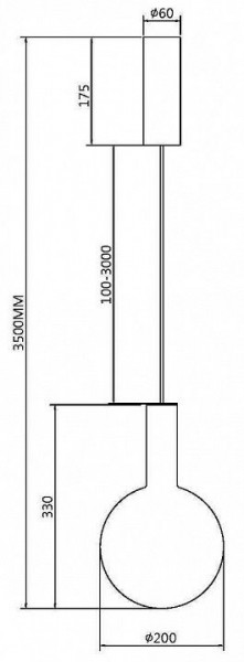 Подвесной светильник Maytoni Nebula MOD182PL-L4W3K в Озерске - ozersk.mebel24.online | фото 4