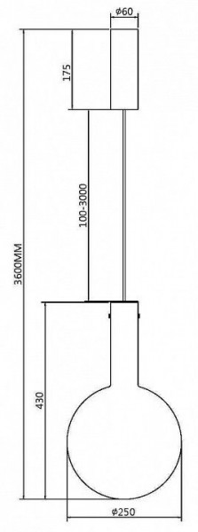 Подвесной светильник Maytoni Nebula MOD182PL-L6W3K в Озерске - ozersk.mebel24.online | фото 4