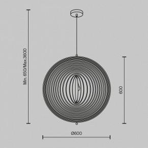 Подвесной светильник Maytoni Roots MOD197PL-01W2 в Озерске - ozersk.mebel24.online | фото 4