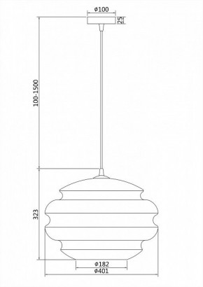 Подвесной светильник Maytoni Ruche P078PL-01SG в Озерске - ozersk.mebel24.online | фото 3
