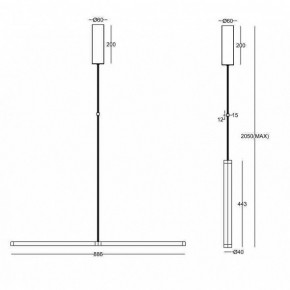 Подвесной светильник Maytoni Supersymmetry P096PL-L11WK в Озерске - ozersk.mebel24.online | фото 8
