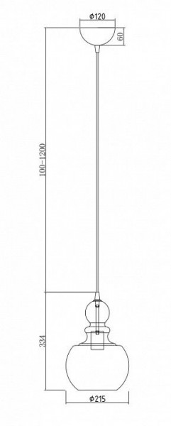 Подвесной светильник Maytoni Tone P003PL-01BZ в Озерске - ozersk.mebel24.online | фото 4