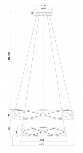 Подвесной светильник Maytoni Weave MOD062PL-L103CH3K в Озерске - ozersk.mebel24.online | фото 9