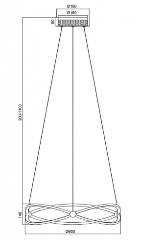Подвесной светильник Maytoni Weave MOD062PL-L45CH3K в Озерске - ozersk.mebel24.online | фото 5