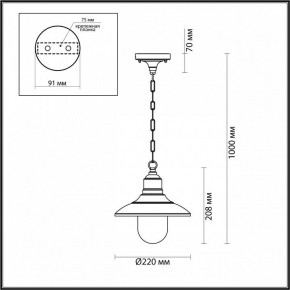 Подвесной светильник Odeon Light Campa 4965/1 в Озерске - ozersk.mebel24.online | фото 5