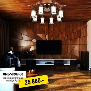 Потолочная люстра Omnilux Ferro OML-50307-08 в Озерске - ozersk.mebel24.online | фото 2