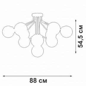 Потолочная люстра Vitaluce V42870 V42870-8/10PL в Озерске - ozersk.mebel24.online | фото