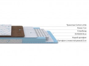 PROxSON Матрас Медвежонок (Cotton Little PROSON) 80x200 в Озерске - ozersk.mebel24.online | фото 2