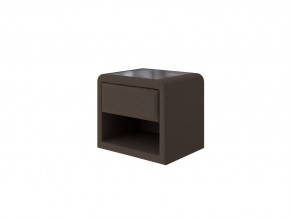 PROxSON Тумба Cube (Ткань: Рогожка Savana Chocolate (шоколад)) 52x41 в Озерске - ozersk.mebel24.online | фото