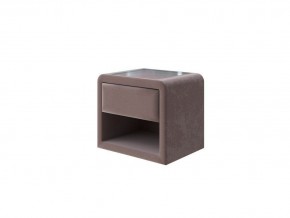 PROxSON Тумба Cube (Ткань: Велюр Shaggy Chocolate) 52x41 в Озерске - ozersk.mebel24.online | фото 1