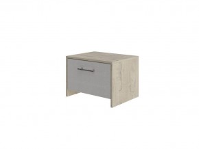 PROxSON Тумба Varna (ЛДСП+ткань Бунратти/Savana Milk (молочный)) 51x40 в Озерске - ozersk.mebel24.online | фото