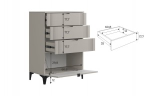 РИЧ Гостиная (модульная) кашемир в Озерске - ozersk.mebel24.online | фото 6