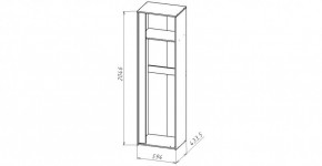 ЛИНДА-2 Шкаф 1-о дверный для одежды (ЛНД.02) в Озерске - ozersk.mebel24.online | фото 2