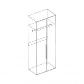 Шкаф 2-ств. для одежды "Лео" в Озерске - ozersk.mebel24.online | фото 3