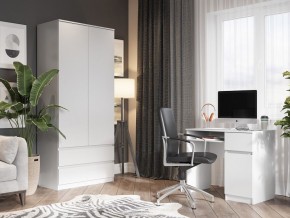 Шкаф 2-ств. с 2 ящиками "Бьянко" в Озерске - ozersk.mebel24.online | фото 4