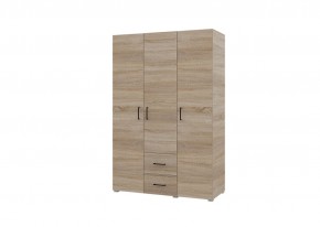 Шкаф 3-х створчатый с ящиками VICTOR (Сонома) в Озерске - ozersk.mebel24.online | фото