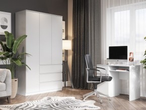 Шкаф 3-ств. с 3 ящиками "Бьянко" в Озерске - ozersk.mebel24.online | фото 4