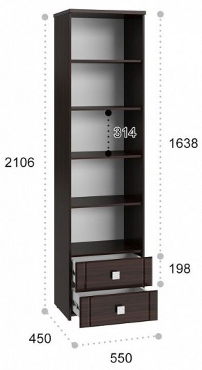 Шкаф для белья Изабель ИЗ-63К с зеркалом в Озерске - ozersk.mebel24.online | фото 3