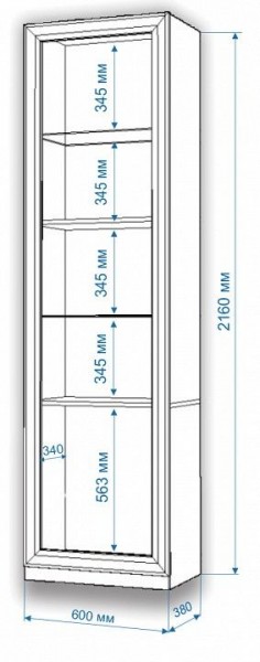 Шкаф для белья Нобиле ВтВ-ФГД-ФГК в Озерске - ozersk.mebel24.online | фото 3