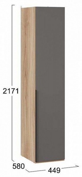 Шкаф для белья Порто СМ-393.07.001 в Озерске - ozersk.mebel24.online | фото 3