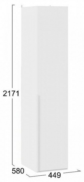 Шкаф для белья Порто СМ-393.07.001 в Озерске - ozersk.mebel24.online | фото 4