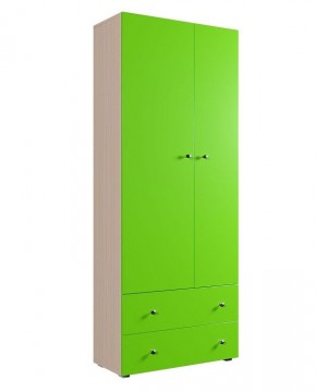 Шкаф ДМ 800 с 2-мя ящиками (лайм) в Озерске - ozersk.mebel24.online | фото